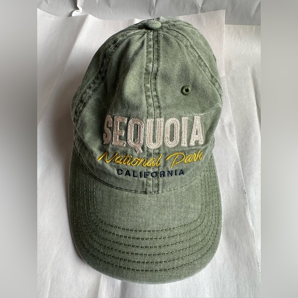 MAD Engine Sequoia National Park Olive Green Baseball Cap